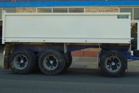 Australian made 3 axle dog trailer with body