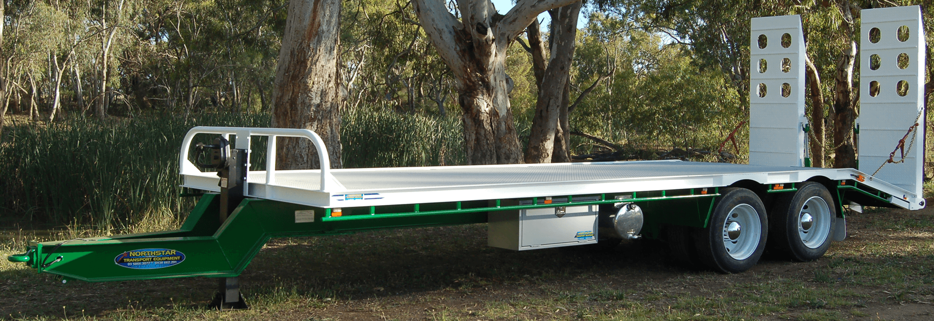 Bogie Axle Tag Trailer Green