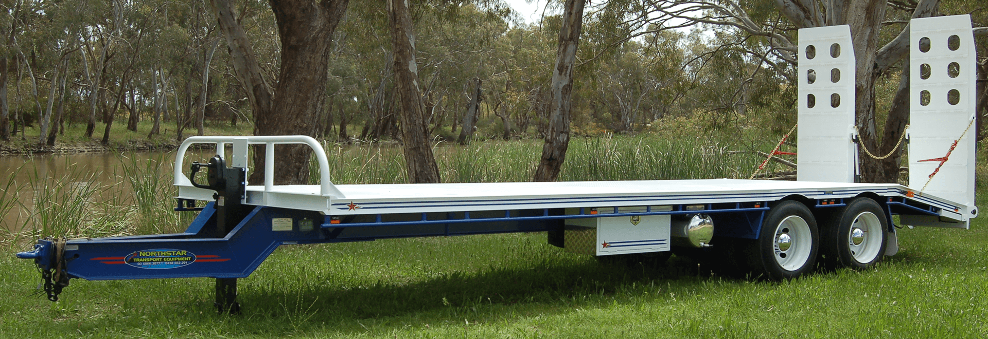 Bogie Trailer Winches Blue